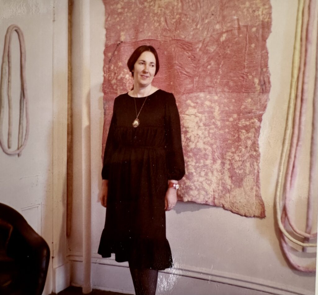 Shirley Pettibone in her studio circa 1969